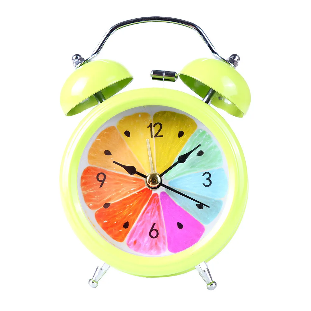 

Colored lemon Night light Alarm Clock Digital Table Clock Wake Up Temperature Display Two-Way Sweeping Home Decoration Gift 1O23