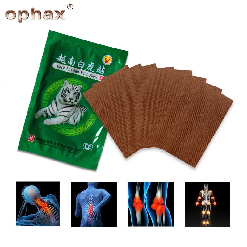 80 шт. пластыри с тигровым бальзамом для снятия боли|body massager|tiger balm vietnamchinese medical plaster