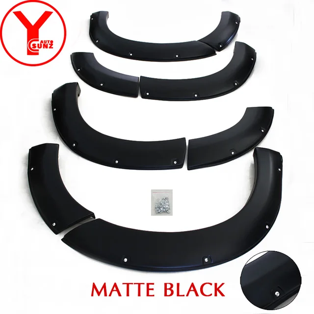 2013 2016 fender flare For ISUZU MU X SUV 2014 2015 2016 matte black