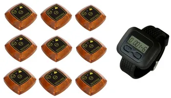 

Free shipping! Wireless waiter service, watch pager, two keys call buttons, guest pager system, restaurant table call bell