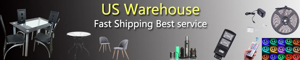us warehouse dinning table set chair lights led strip furniture led string