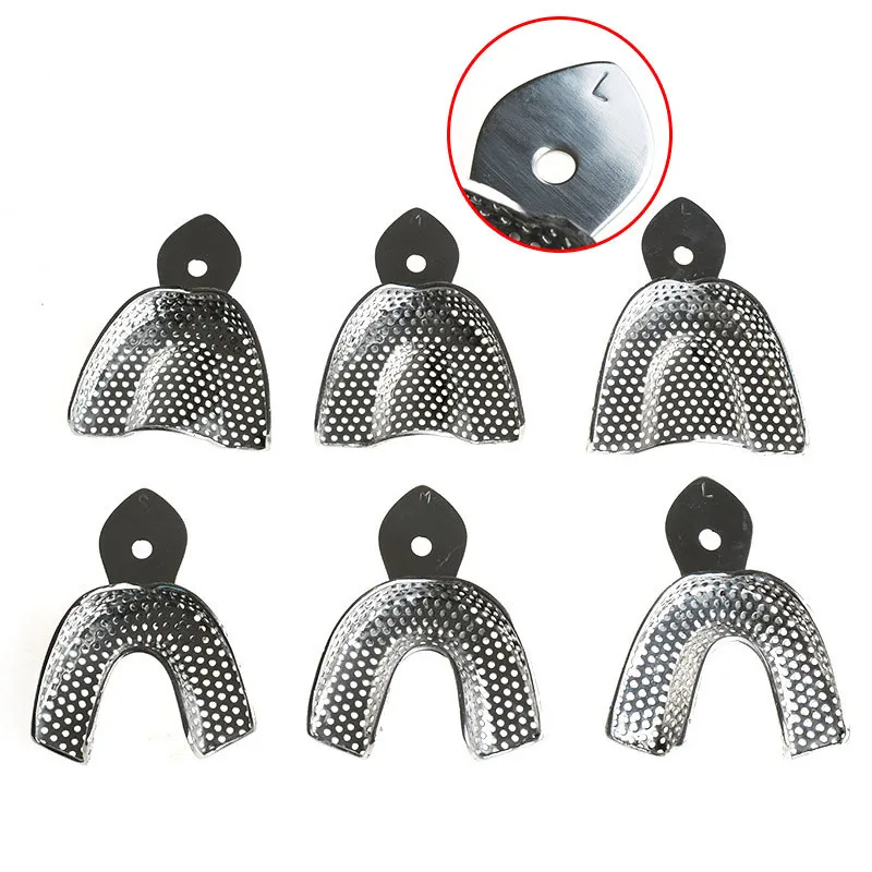 Hot-Sale-6pcs-1Kit-Dental-Products-Stainless-Steel-Impressi