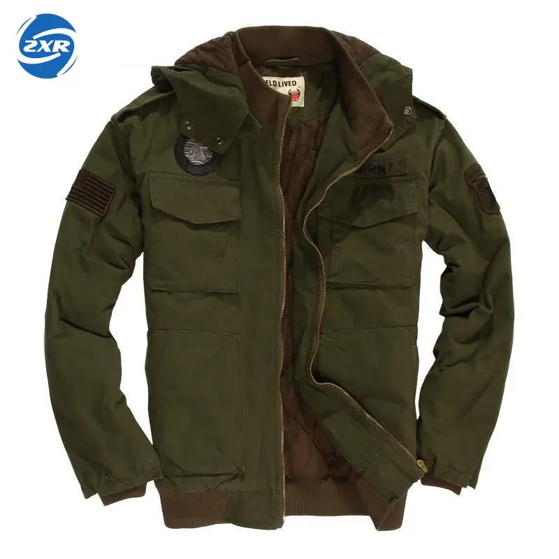

Outdoor Tactical Jacket Male Coat Army Fan Costume Airborne Division Flying Cotton Jacket Male Special Forces Hiking Jacket