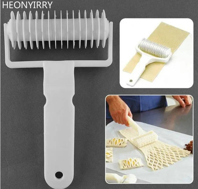 

Large Size Pizza Pie Cookie Roller Cutter Pastry Baking Tools Bakeware Embossing Dough Cutter Craft Cooking Tools High Quality