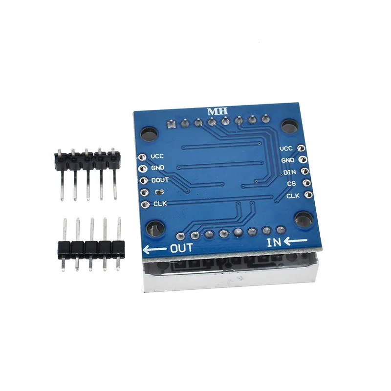MAX7219 матричный модуль микроконтроллера модуль дисплея готовой продукции, может быть вместе для программирования arduino