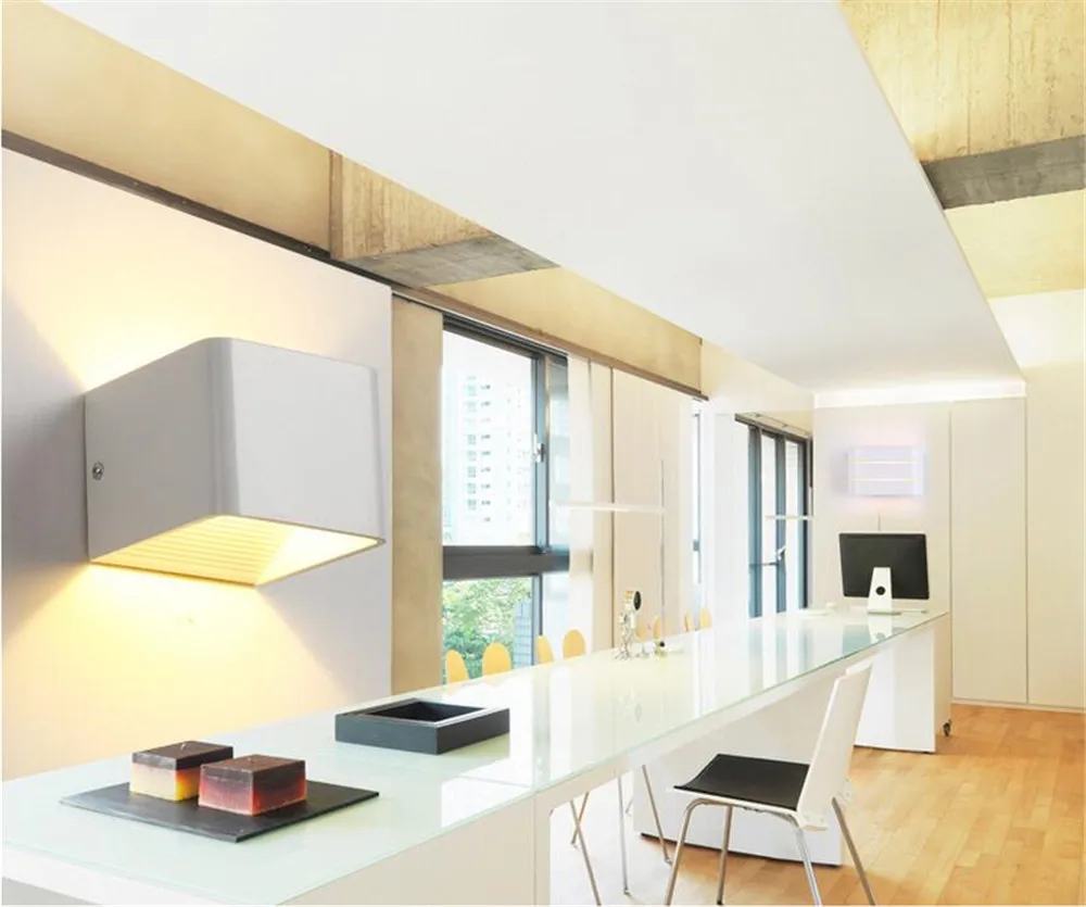 YWXLight Square Shape 3W Household Living Bedroom LED Wall light AC 110 - 240V