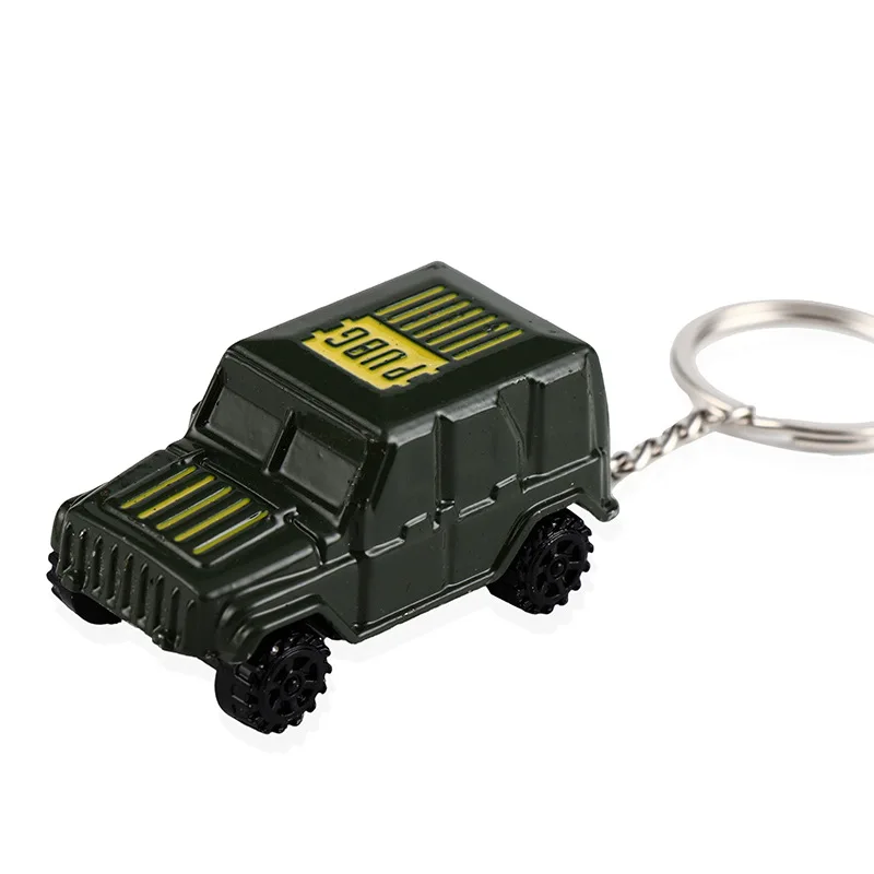 

PUBG jeep metal keychain Playerunknown's Battlegrounds personalized funny men pendant key chain llaveros para hombre porte clefs