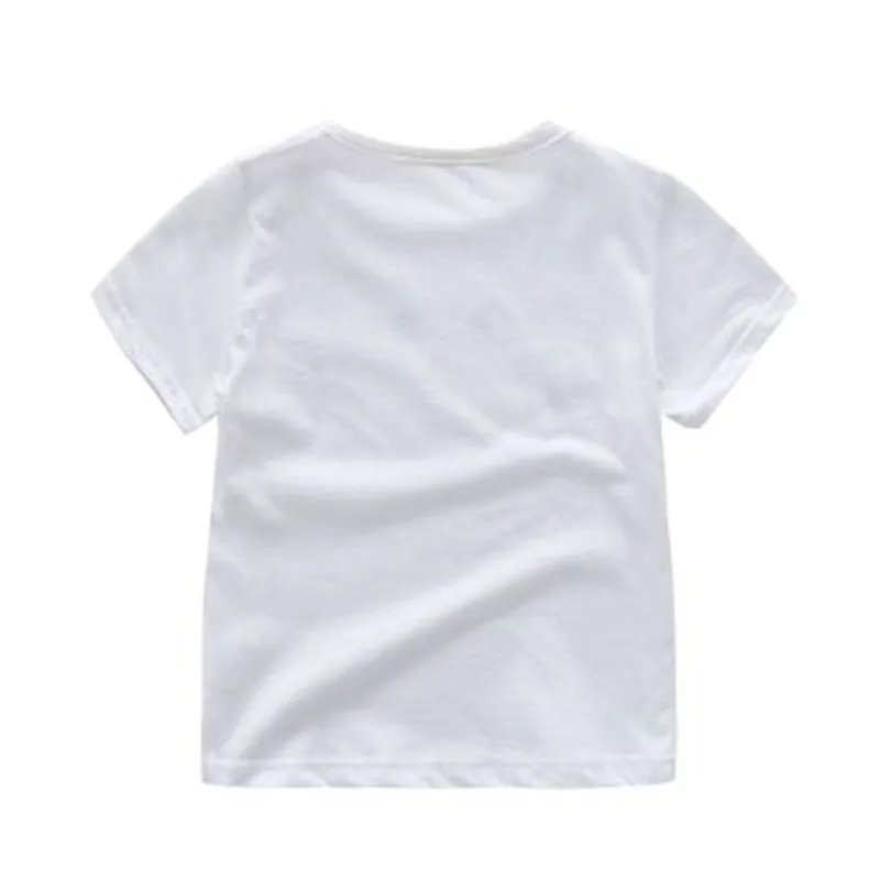 Новая летняя футболка для маленьких мальчиков футболка для девочек с рисунком смайлика повседневная детская одежда короткий рукав хлопковые топы для детей