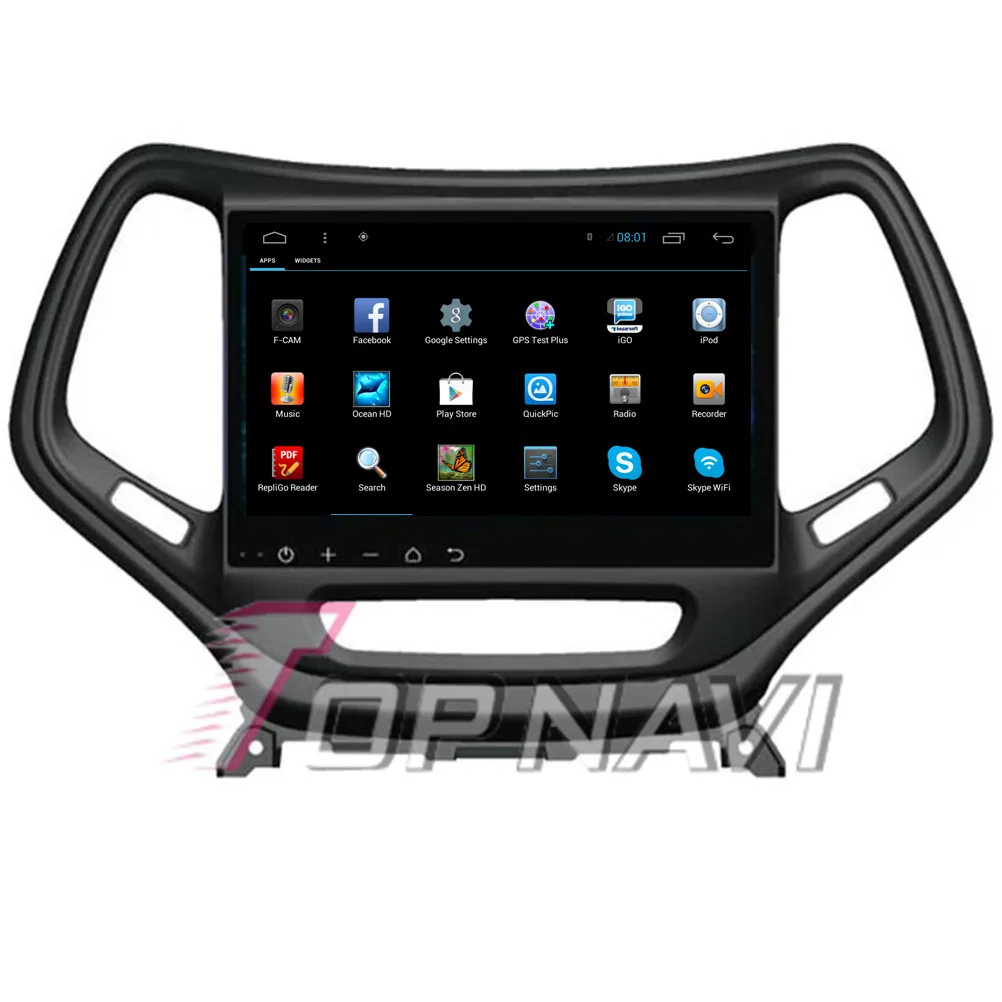 Best Topnavi 10.2" Quad Core Android 6.0 Car GPS Navigation for Cherokee Autoradio Multimedia Audio,NO DVD 14