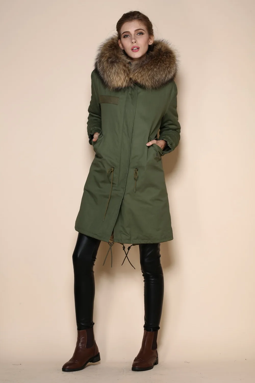 Зимняя куртка Для женщин дизайн меховым воротником кролика шерстяное пальто Для женщин черный шерстяной жакет пальто Для женщин мех шерстяной пиджак