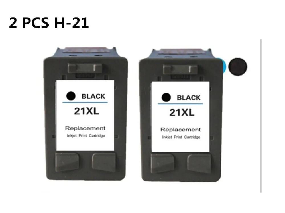 Hisaint 2 uds cartucho de tinta negro para HP21 21 para HP 1410 5610 F2179  C9351A J3625 J3635 impresora|ink cartridge|hp ink cartridge 21cartridge 21  - AliExpress