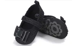 Для новорожденных для маленьких девочек мягкая подошва Обувь для младенцев противоскользящие коляска Prewalker Обувь