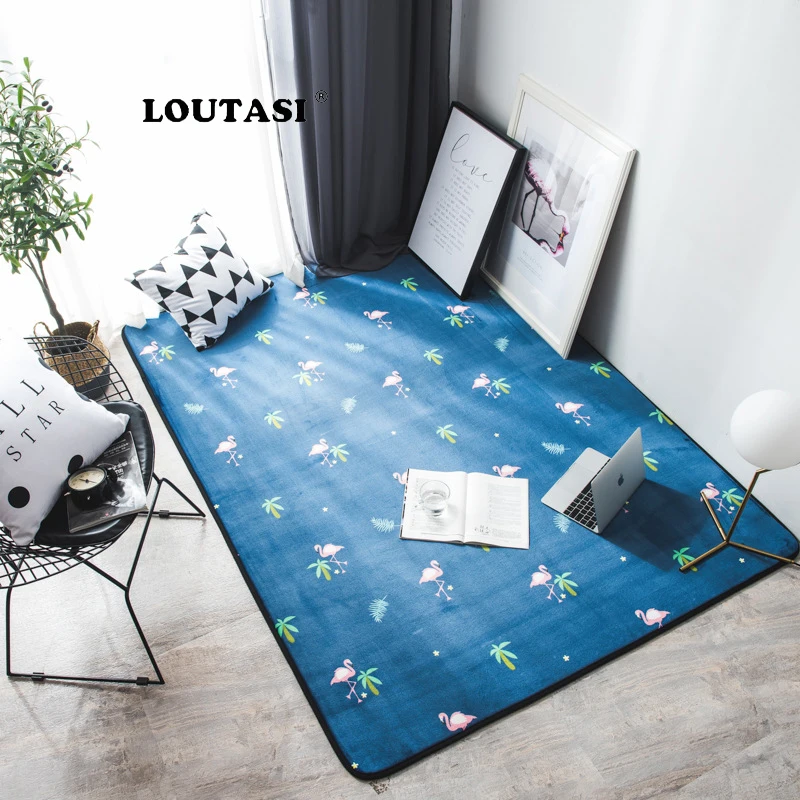 Лутаси Фламинго коврики с узором ковры для гостиной современные спальни коврики для пола абсорбирующие диван стол ковер для конференц-зала коврики
