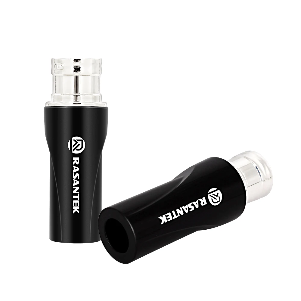 RASANTEK полный медный XLR разъем посеребренный цилиндрический Штепсель XLR женский головной аудио адаптер для микрофона