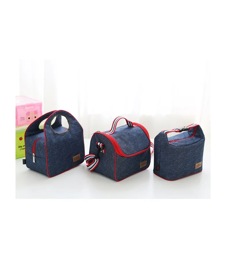 Lunch Tote Thermal Picnic Milk Food Box Aluminum Foil Insulation Cooler Bag Warm Keeping Storage Shoulder Tote Bags Package (2)