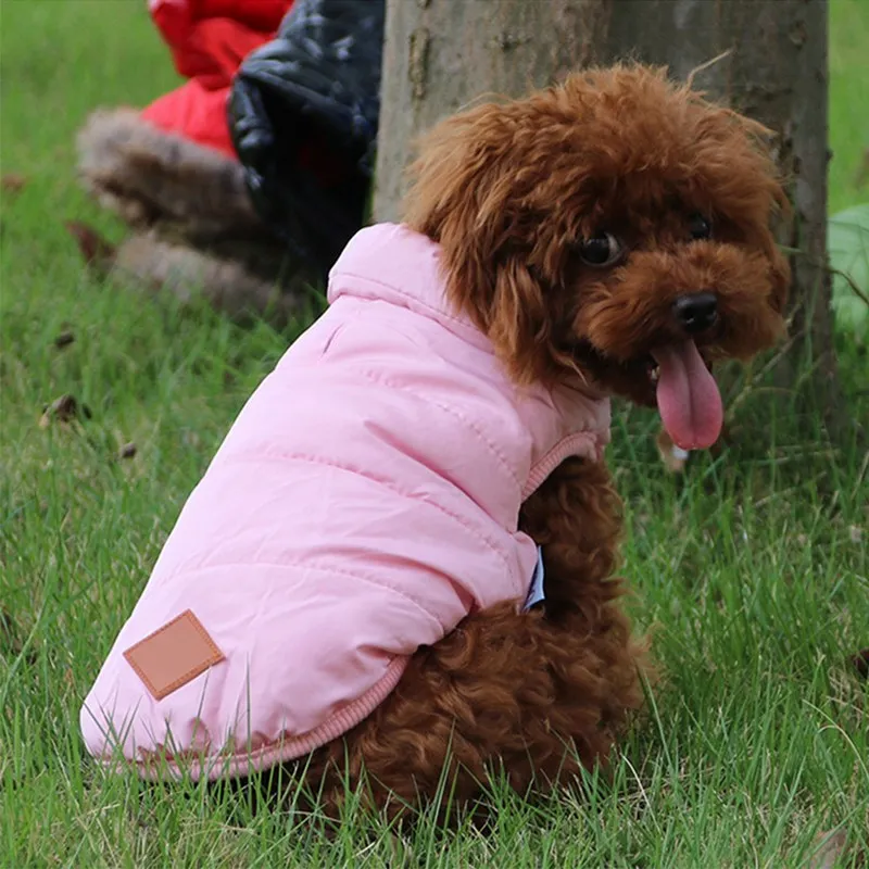 

Cotton Winter Dog Clothes Coat Winter Warm Pet Dog Clothes Pet Dog Puppy Vest Jacket Chihuahua Clothing For Small Large Dogs