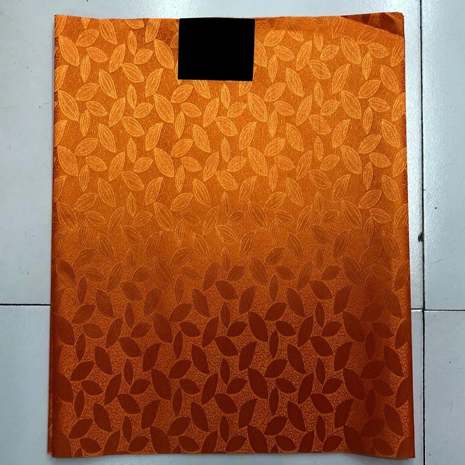 

Hot selling African gold headtie,Head Gear, Orange Sego Gele&Ipele,Head Tie & Wrapper for women head wrapping LXL-33-6