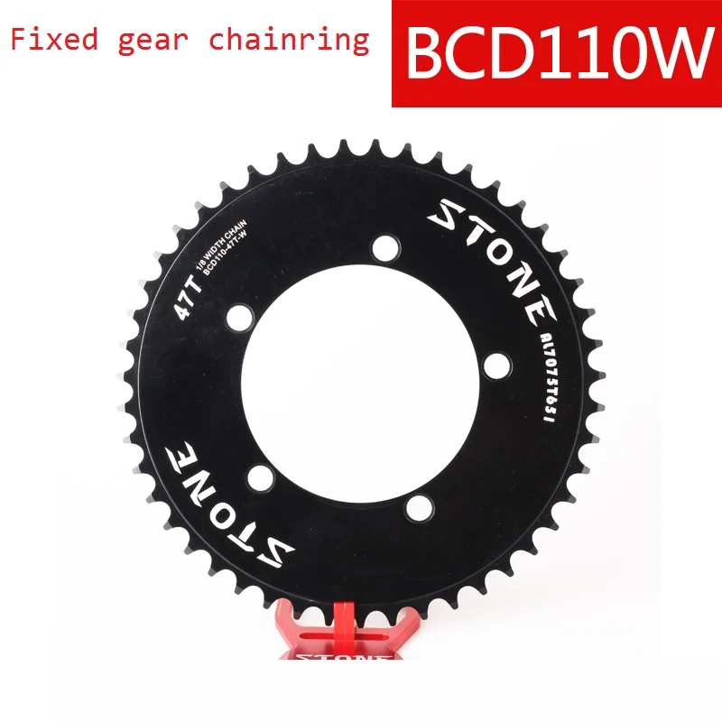 

BCD110 Fixed Gear Chainring 1/8" Chain Single Speed 47T 50T 55T 57T 58T 60T