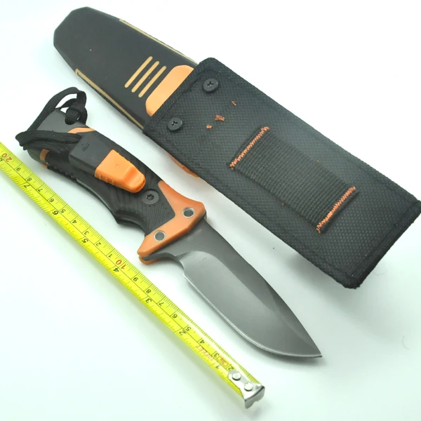 

Tactical Fixed Knife,9Cr18Mov Blade G10 Handle Brothers of Bushcraft Hunting Survival Knife 20CM Model