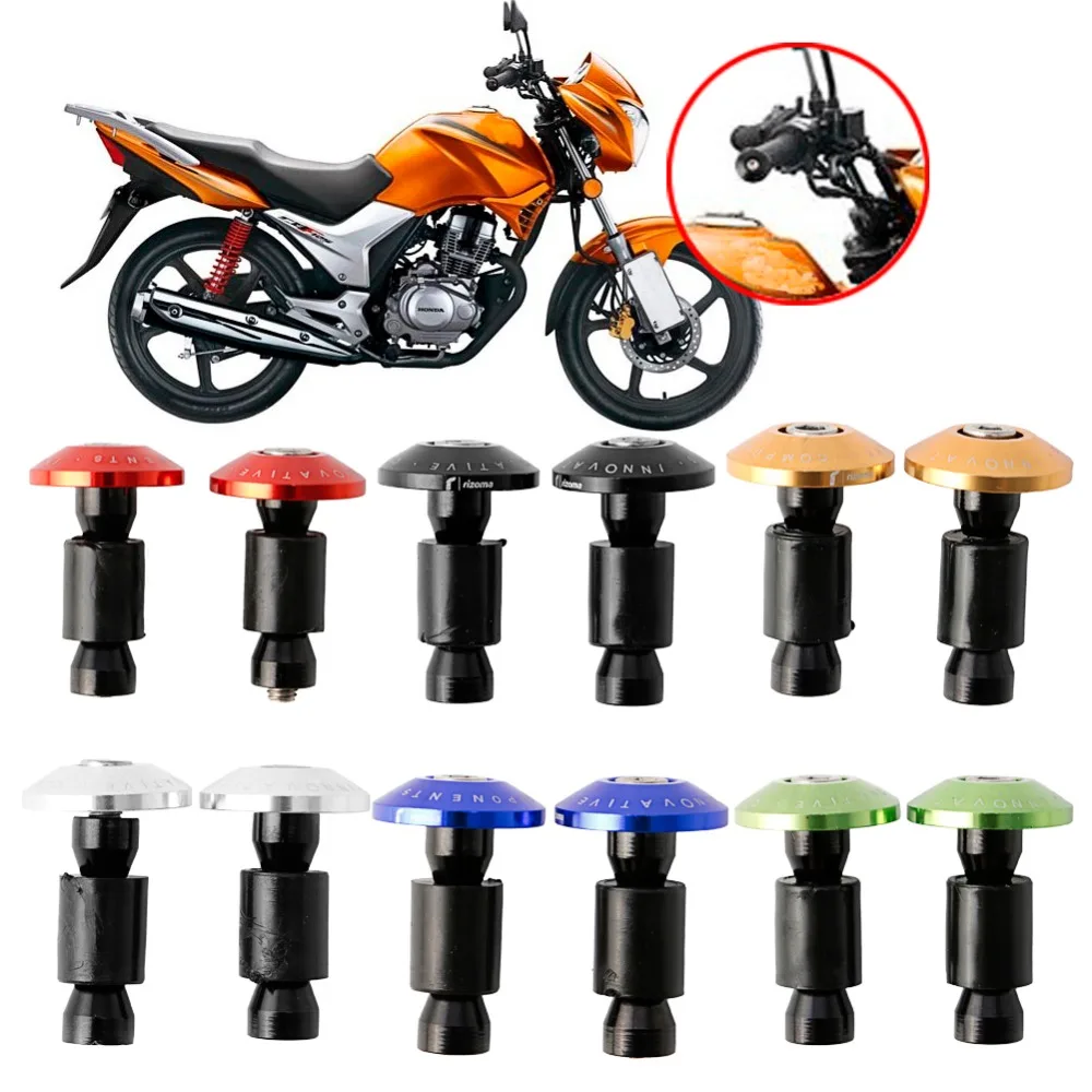 CNC Handlebar Grips Slider Cap Plug Motorcycle Dirt Bike Aluminum New