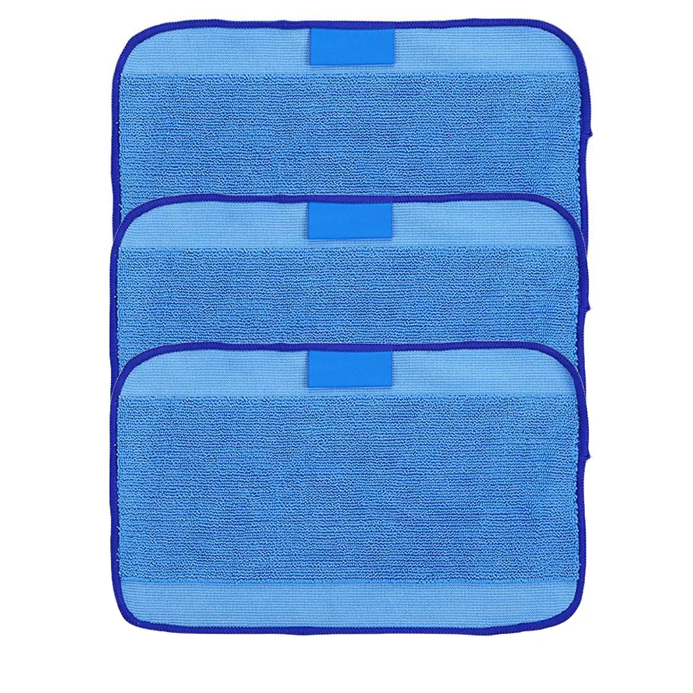 3pcs tampons de nettoyage humide et sèche pour iRobot Braava Jet 240//241