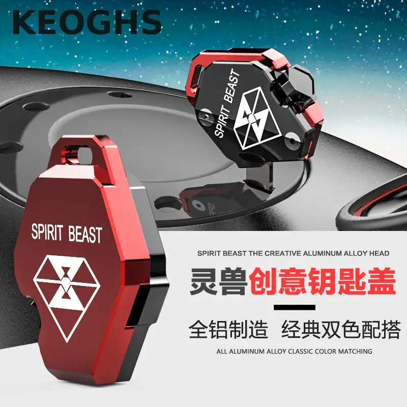 Keoghs Cabeça de Chave Da Motocicleta de Alta Qualidade Todas As peças do Cnc Alumínio Decoração Única Para A Yamaha E Suzuki Scooter Um Pcs Frete Grátis