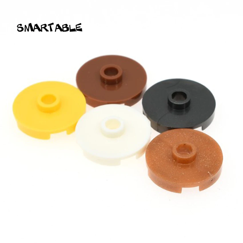 Smartable Tile 2x2 круглый с центральным штифтом строительные блоки MOC детали игрушки
