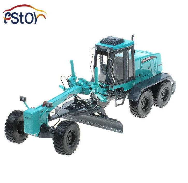 ФОТО Alloy Diecast Grader Truck Model 1:35 Miniature Engineering Cale Vehicle Collection  Children Toys