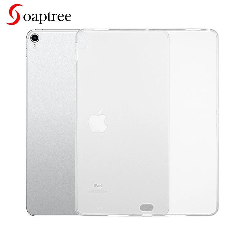 

For iPadPro 12.9 2018 Case Transparent Soft TPU Slim for iPadPro 12.9 2018 Cover Shockproof funda for iPadPro 12.9 Case 2018