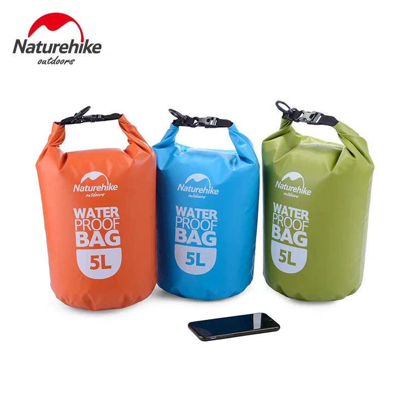 NatureHike NH15S222-D 2L 5L Водонепроницаемая сухая сумка мешок для плавания рафтинг Каякинг