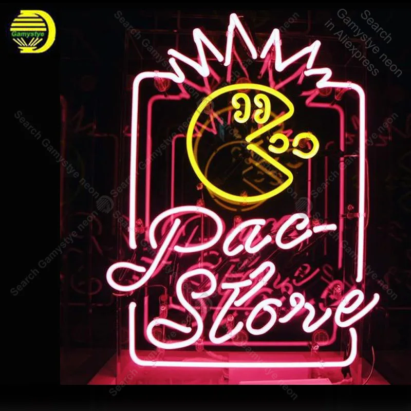Неоновая Ночная вывеска для Pacman Japan неоновые огни игровая комната настенные украшения гостиничные лампы на заказ рекламировать Letrero Neon enseigne lumine