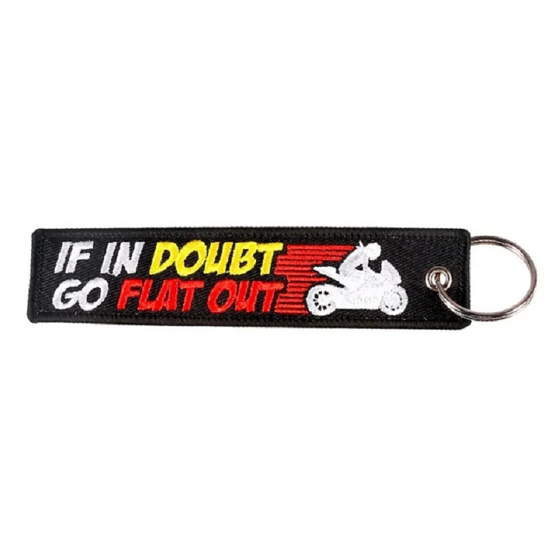 IF-IN-DOUBT-GO-FlLAT-OUT-Embroidery-Letter-Key-Chain-Bijoux-Keychain-for-Motorcycles-and-Cars (1)