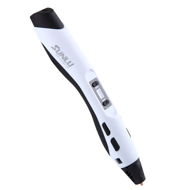 Cheap [NEW 3D Printer Pen ] 3D Stereoscopic Printing Drawing Pen for 3D Doodling Painting + Modeling + Arts + Crafts Printing (white)