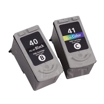 

Hisaint 1 Set PG-40 CL-41 Ink Cartridge for Canon PG40 CL41 for Canon PIXMA IP2500 IP2600 MX300 MX310 MP160 MP140 MP150