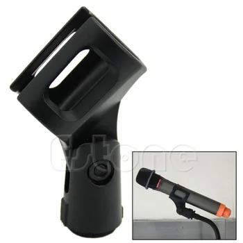 

New Plastic Flexible Clamp Clip Holder Mount Microphone Mic Stand Accessory
