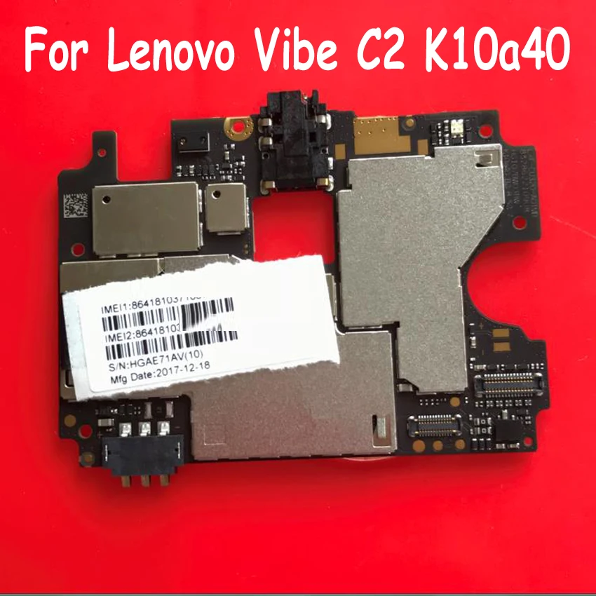 

Original Best Working Mobile Electronic Panel Mainboard For Lenovo Vibe C2 K10a40 Motherboard Circuits Fee Flex Cable