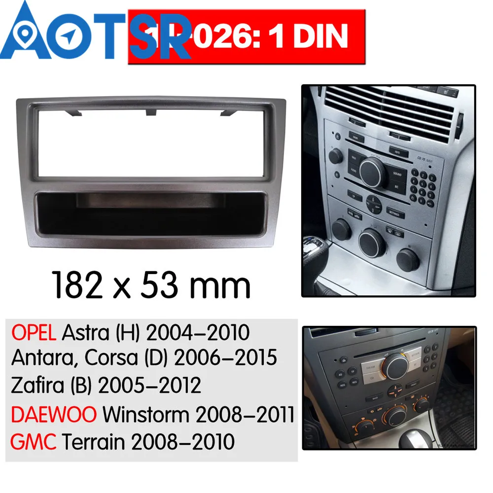 2 din радио фасции для OPEL Astra(H) 2004-2010 стерео аудио панель установка приборной панели комплект рамка адаптер Радио Стерео DVD