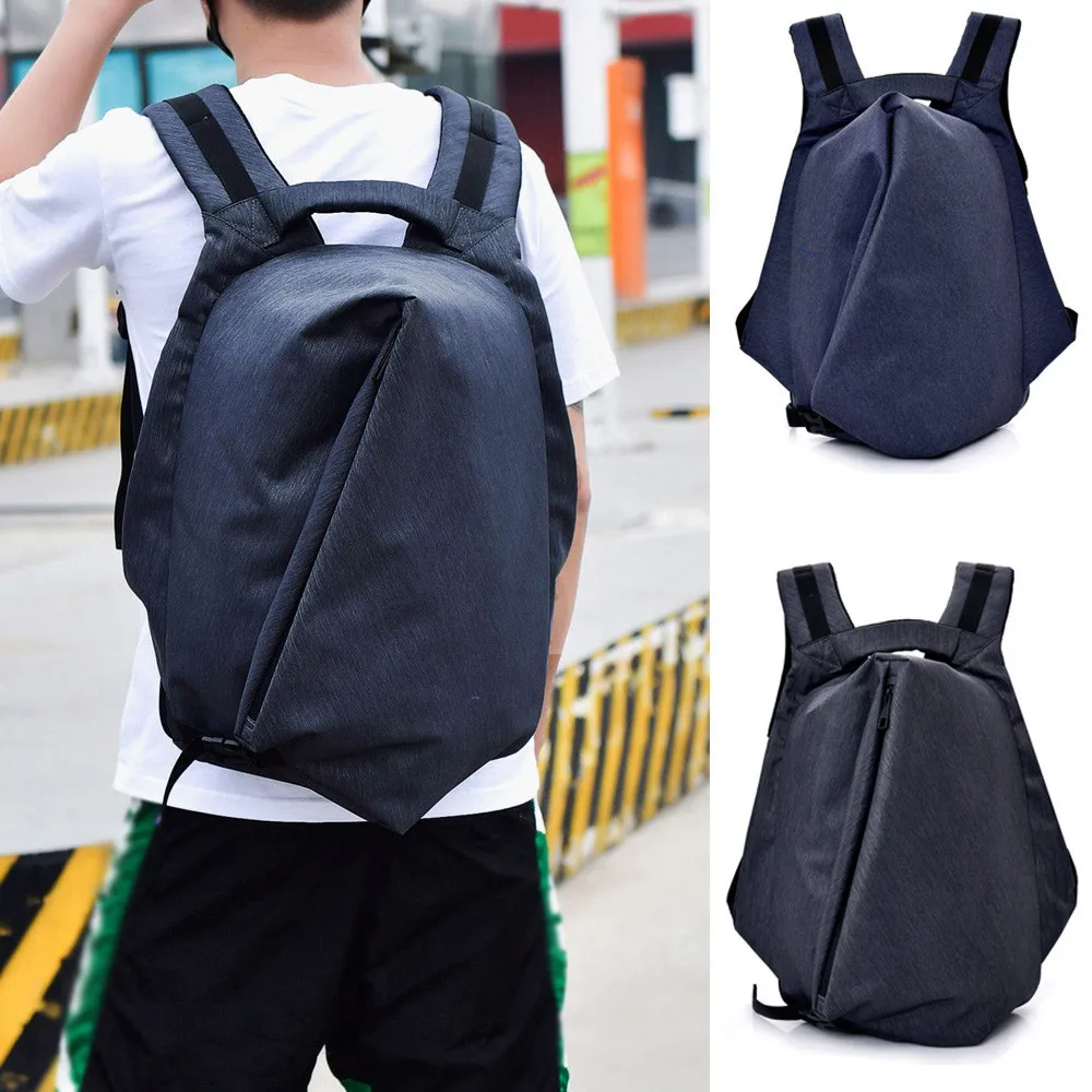 

Men Backpack Students Solid Color Anti-Theft Backpacks High-capacity Multifunction Rucksack Waterproof Computer Backpacks