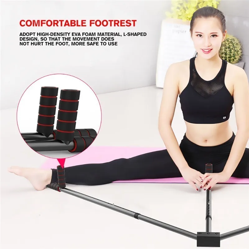 Iron Leg Stretcher Adjustable 3 Bar Legs Extension Split Machine Flexibility Training Tool For Ballet Balance Fitness Equipment