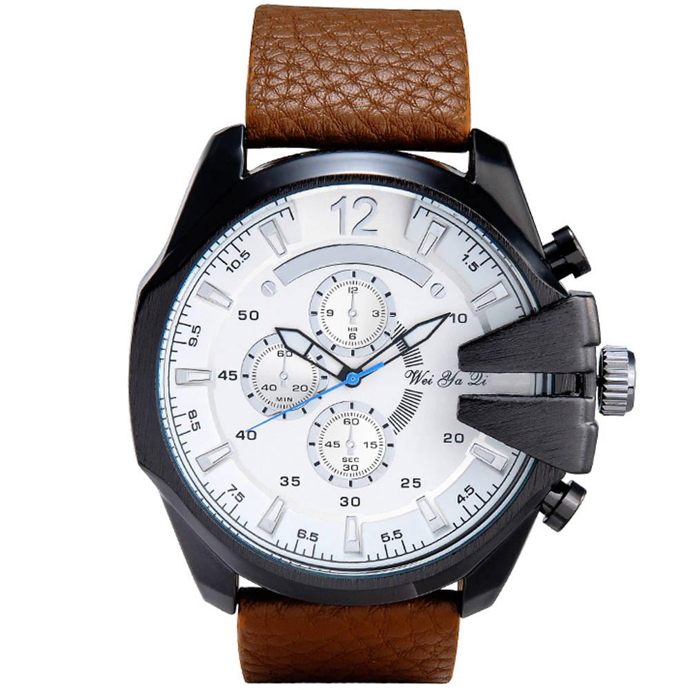 top luxury brand weiyaqi quartz watches for men dz style military watch free shipping (6)