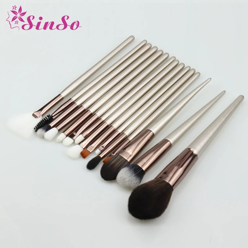 

SinSo Makeup Brushes 15pcs Professional Makeup Brush Set Kit Foundation Powder Blush Eyebrow Eyeshadow Lip Brush Cosmetics Tool