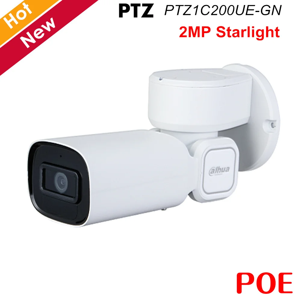 Dahua 2MP PTZ камера Starlight инфракрасная сетевая камера 1/2. 8 CMOS H.265 WDR IVS IR 20m Поддержка POE и водонепроницаемая ip-камера IP66