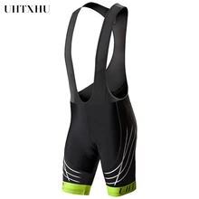 Uhtxhu Панталоны дышащая гелевая прокладка велосипед Колготки Шорты для велосипедистов MTB мужские велосипедные шорты SF109