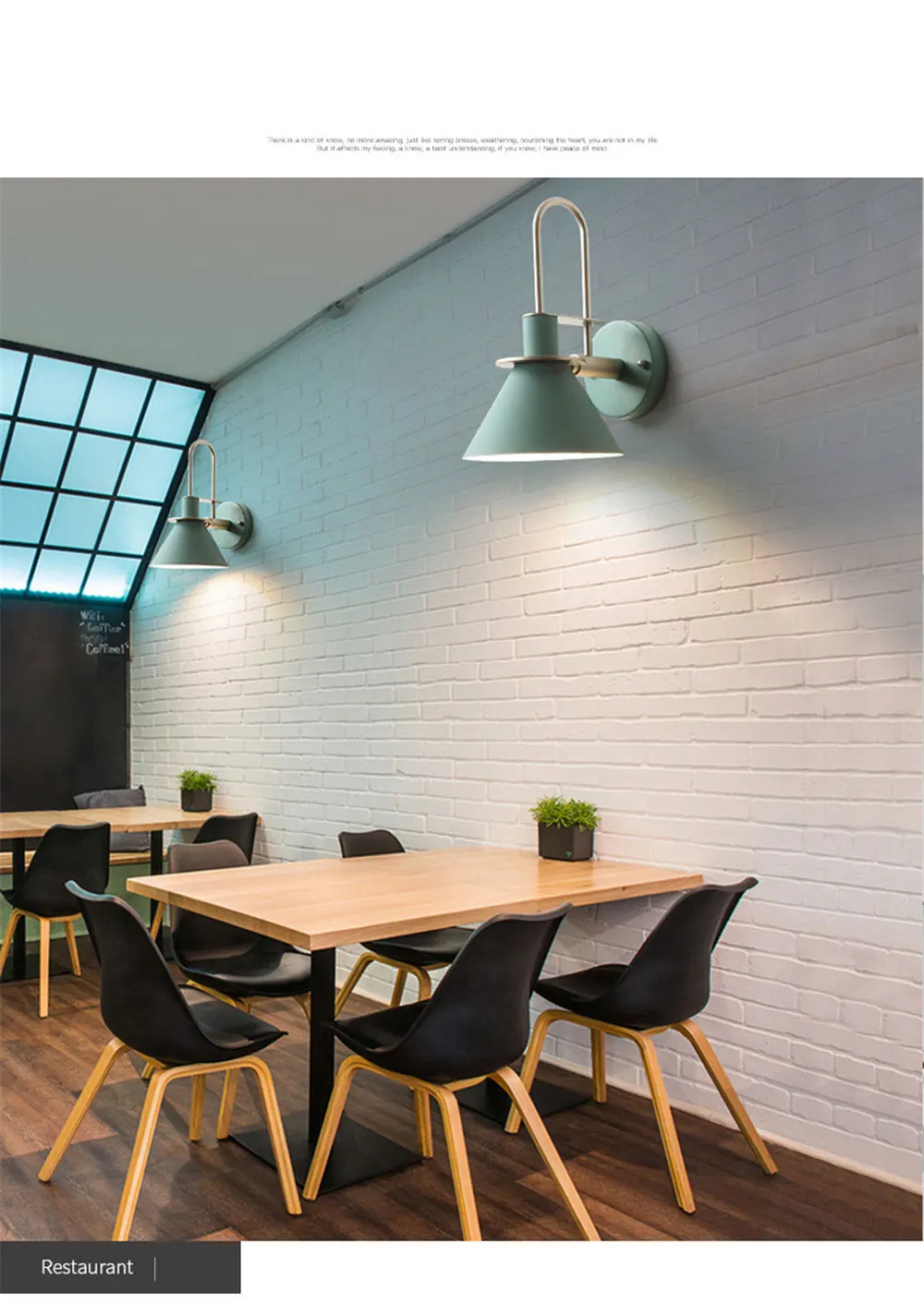 Креативная настенная лампа в скандинавском стиле с рогом Макарон для бара, ресторана, гостиной, спальни, прикроватного коридора, бра, лампа 85-265 в