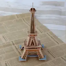 Мир Строительство деревянные головоломки Строительство дома деревянные игрушки Детские шале деревянные пазлы Игрушки для детей 3d здания развивающие игрушки