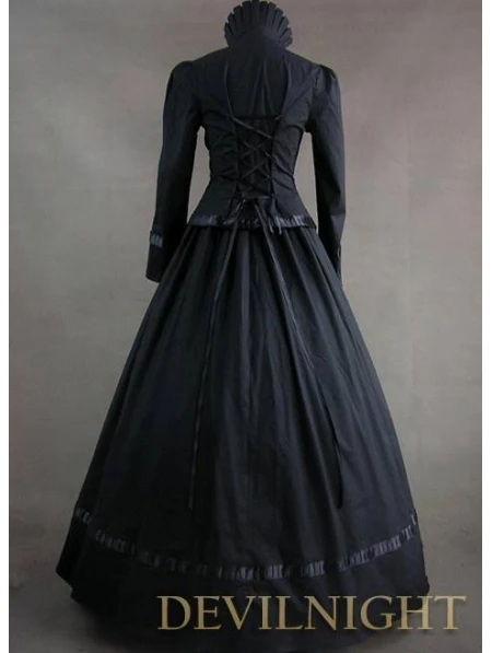 long black victorian dress