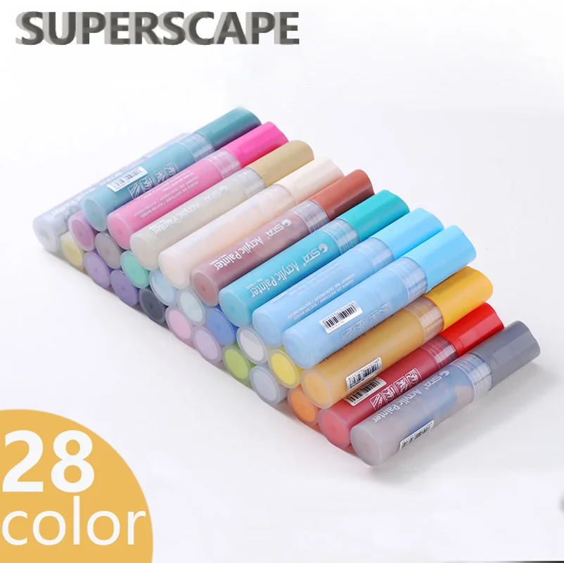 

28 Colors Art Markers Set Colorful Waterproof Brush Pen for Sketch Copic Marker Comic Drawing Manga Animation Art Supplies Gift