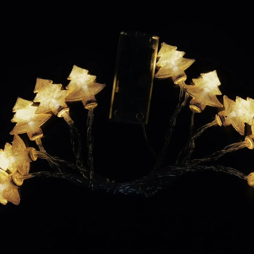 LED wrought iron Christmas tree battery box string lights Lights Festival Wedding Decoration Lantern Battery | Лампы и освещение