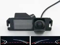 Траектория треков рыбий глаз Парковка заднего вида камера для Kia Soul 2012 2013 2014 автомобилей водостойкий обратный резервный