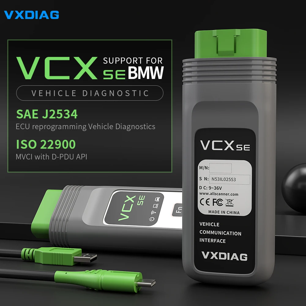 Оригинальный диагностический сканер VXDIAG для BMW прибор диагностики автомобиля VCX